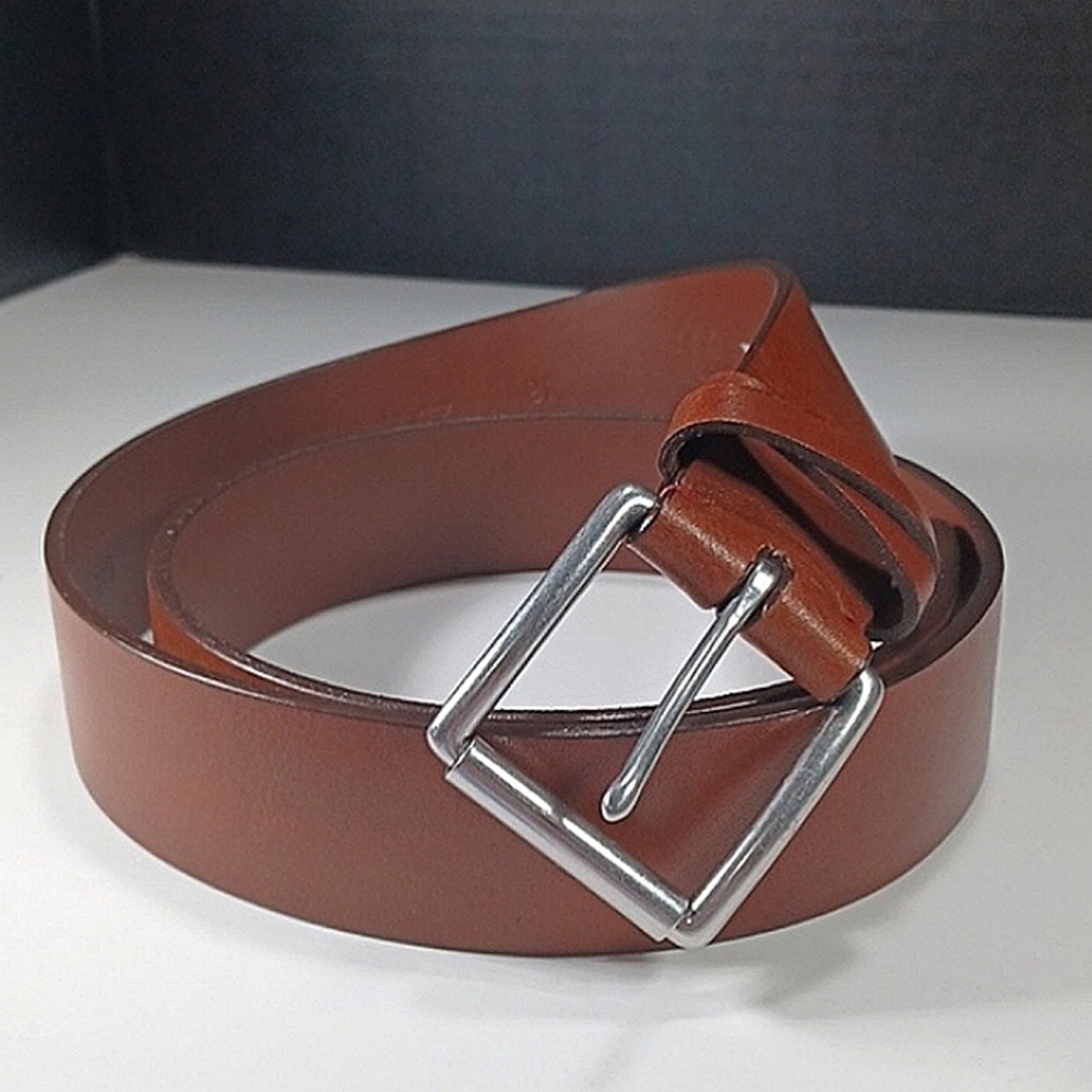European Tanned Cowhide Belt, Men's, 38, made in USA